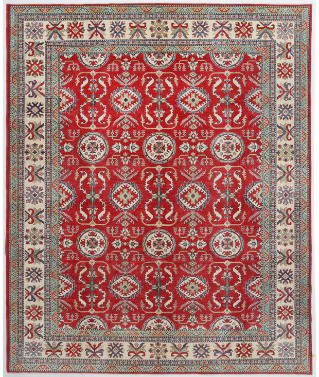 Hand Knotted Kazak Wool Rug 10'  2" x 12'  4" - No. AT29155