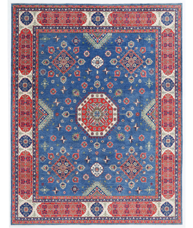 Hand Knotted Kazak Wool Rug 9'  0" x 11'  9" - No. AT86464