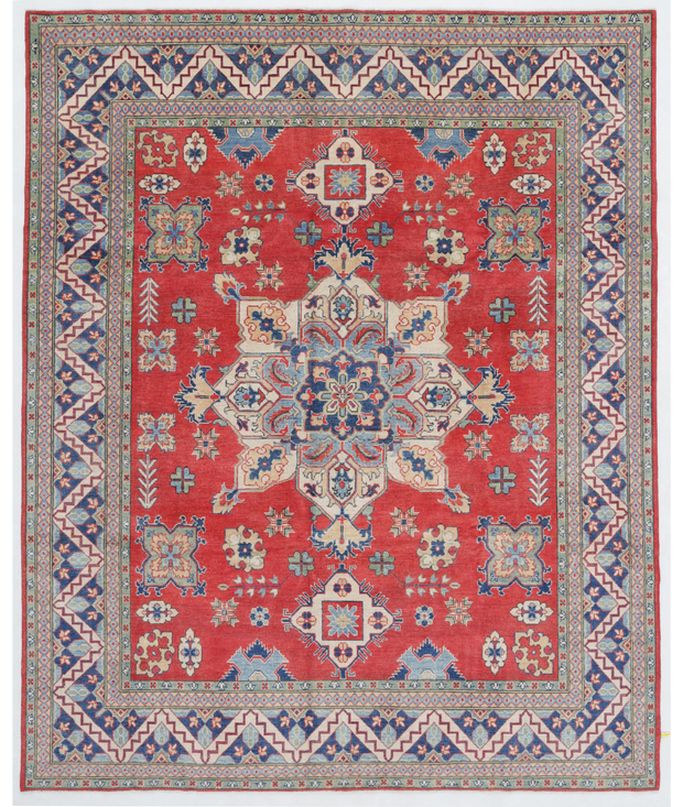 Hand Knotted Kazak Wool Rug 8'  0" x 9'  10" - No. AT71167