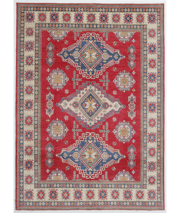 Hand Knotted Kazak Wool Rug 9'  10" x 13'  10" - No. AT77296