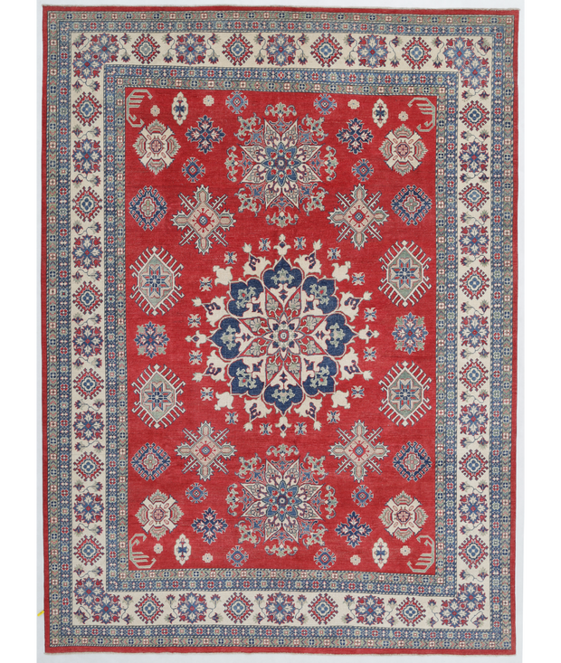 Hand Knotted Kazak Wool Rug 8'  10" x 12'  1" - No. AT37603