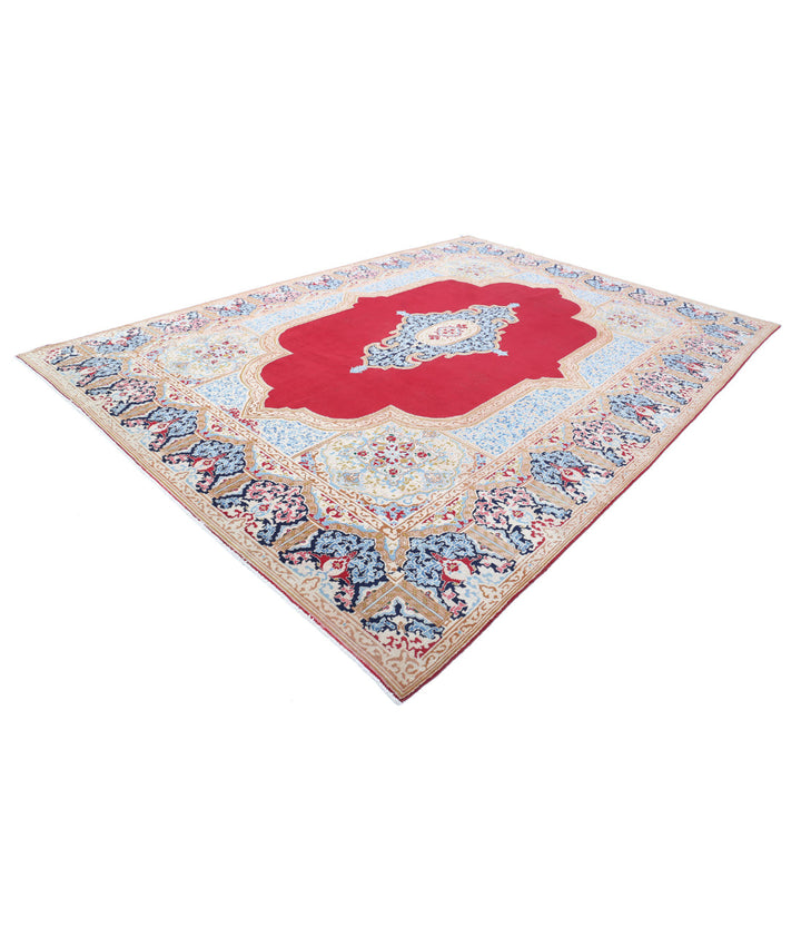 Afghan Kerman Rug 9' 8" x 13' 4" Hand-Knotted | No. AT65348
