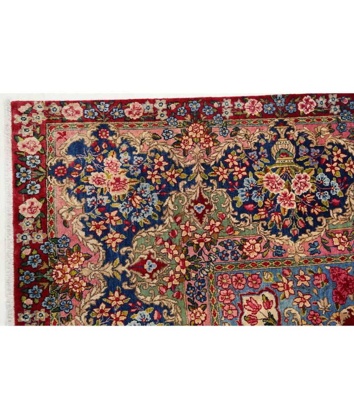 Afghan Oriental Kerman Rug 9' 11" x 13' 9" Hand-Knotted | No. AT52880