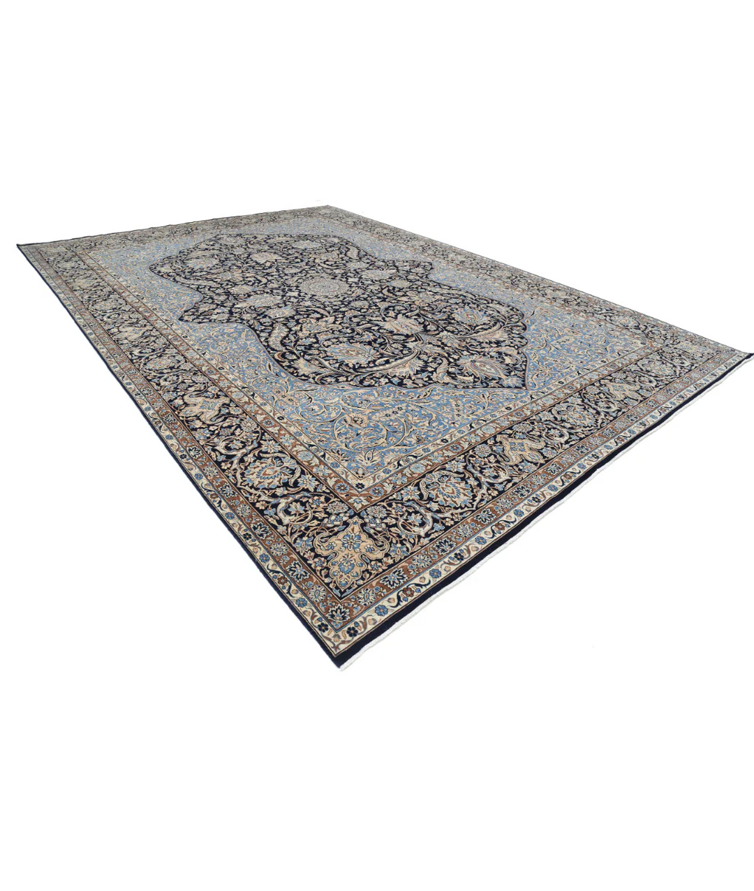 Hand Knotted Kerman Wool Rug 11' 8" x 16' 10" - No. AT72369