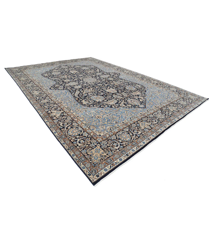 Hand Knotted Kerman Wool Rug 11' 8" x 16' 10" - No. AT72369