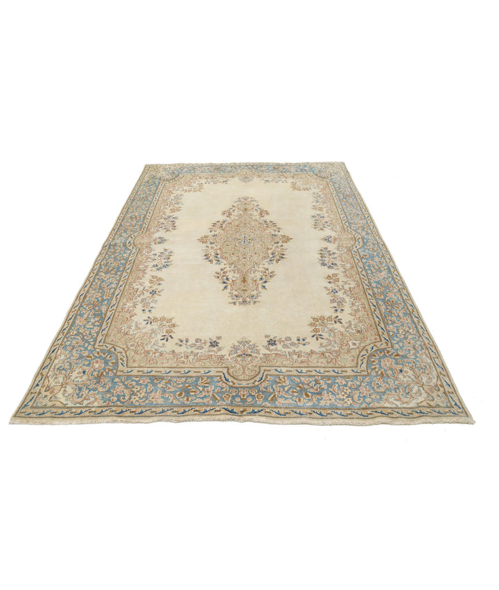 Afghan Oriental Kerman Rug 5' 11" x 8' 8" Hand-Knotted | No. AT84443