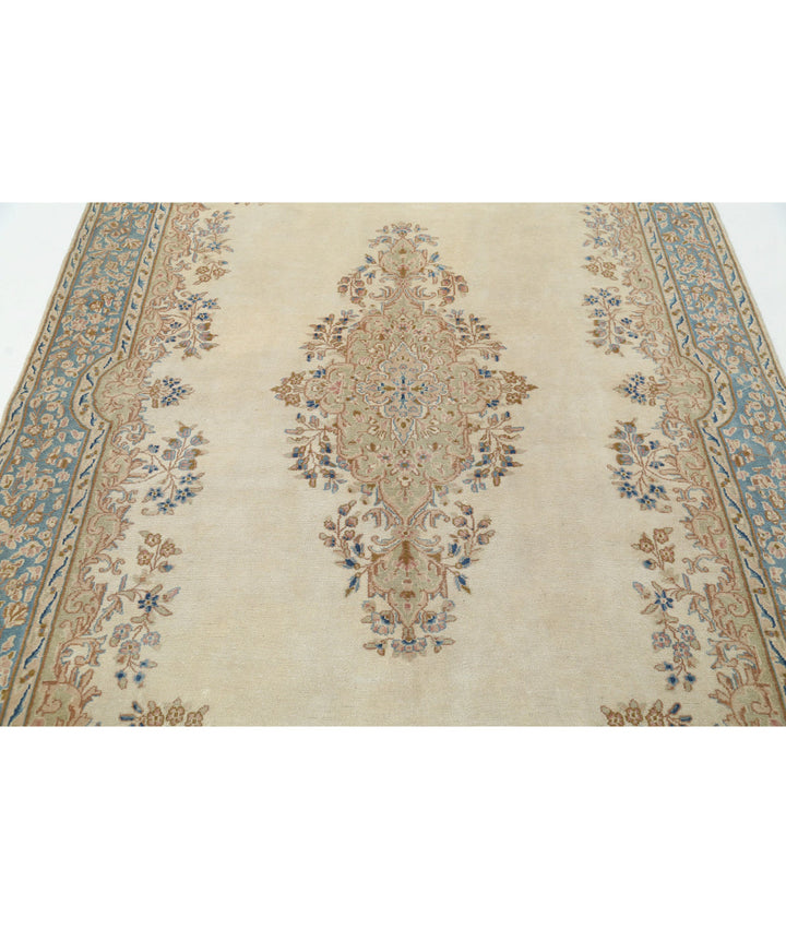Afghan Oriental Kerman Rug 5' 11" x 8' 8" Hand-Knotted | No. AT84443