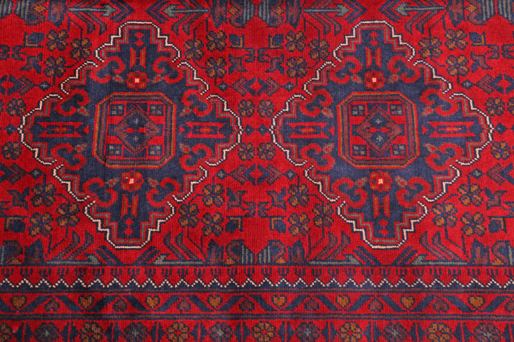Hand Knotted Afghan Khamyab Wool Rug 12' 11" x 19' 0" - No. AT782369