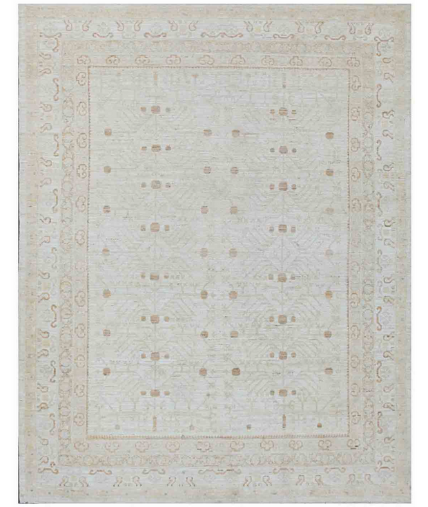 Hand Knotted Khotan Wool Rug 8'  0" x 10'  1" - No. AT45127