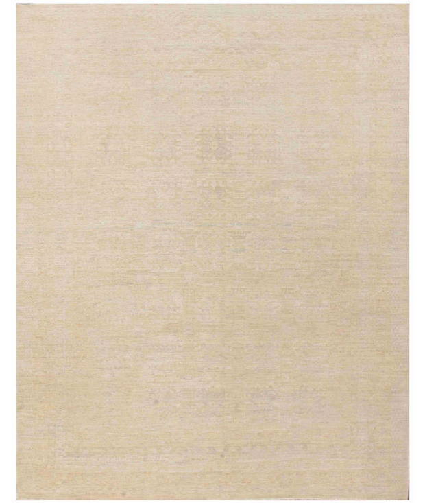 Hand Knotted Khotan Wool Rug 8'  1" x 10'  1" - No. AT15425