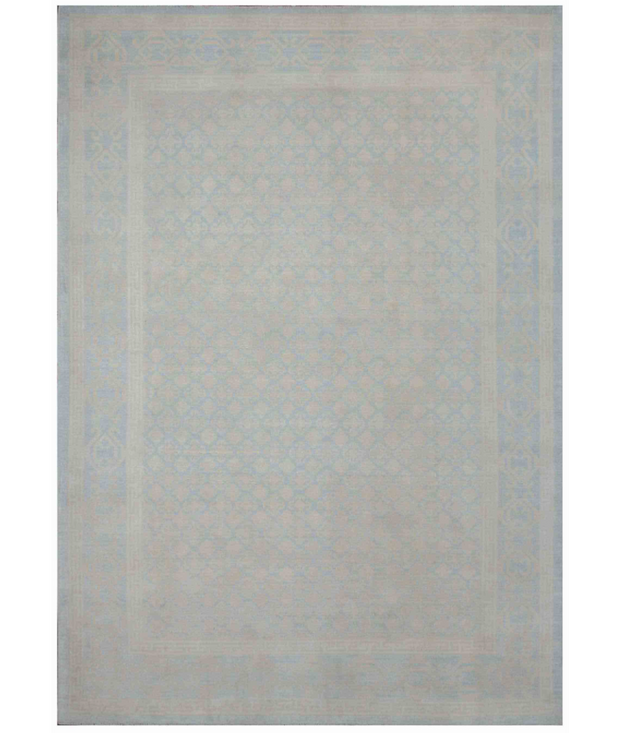 Hand Knotted Khotan Wool Rug 9'  5" x 13'  5" - No. AT84389