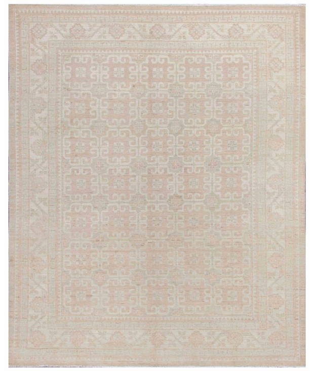 Hand Knotted Khotan Wool Rug 8'  5" x 10'  2" - No. AT44525