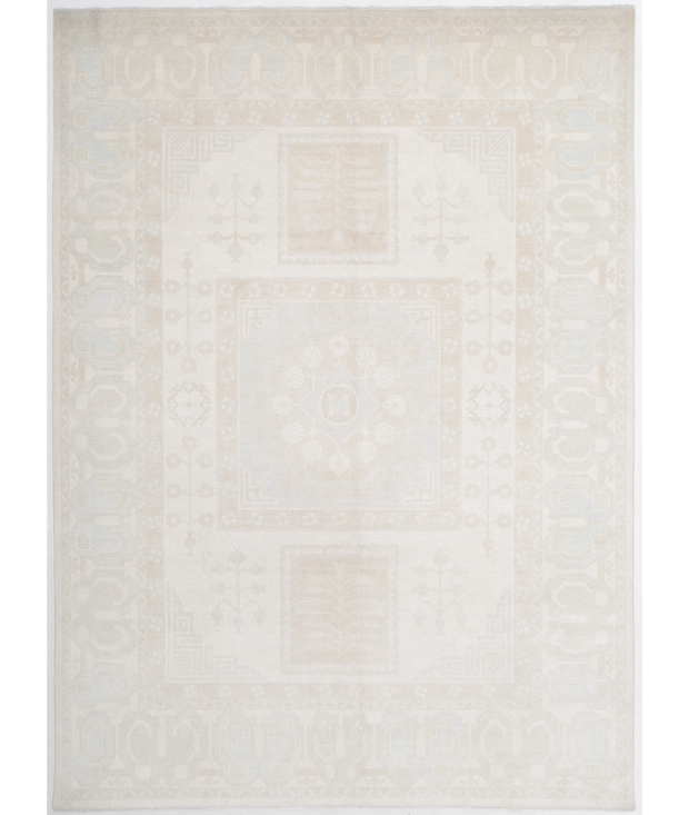Hand Knotted Khotan Wool Rug 9'  3" x 12'  10" - No. AT14254