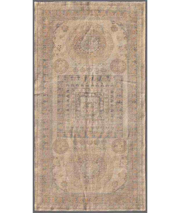 Hand Knotted Khotan Wool Rug 4'  11" x 8'  5" - No. AT20545