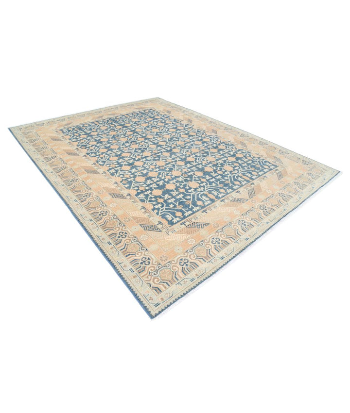 Hand Knotted Khotan Wool Rug 9' 3" x 11' 10" - No. AT85827