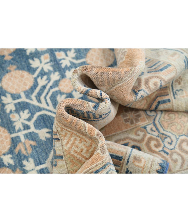 Hand Knotted Khotan Wool Rug 9' 3" x 11' 10" - No. AT85827