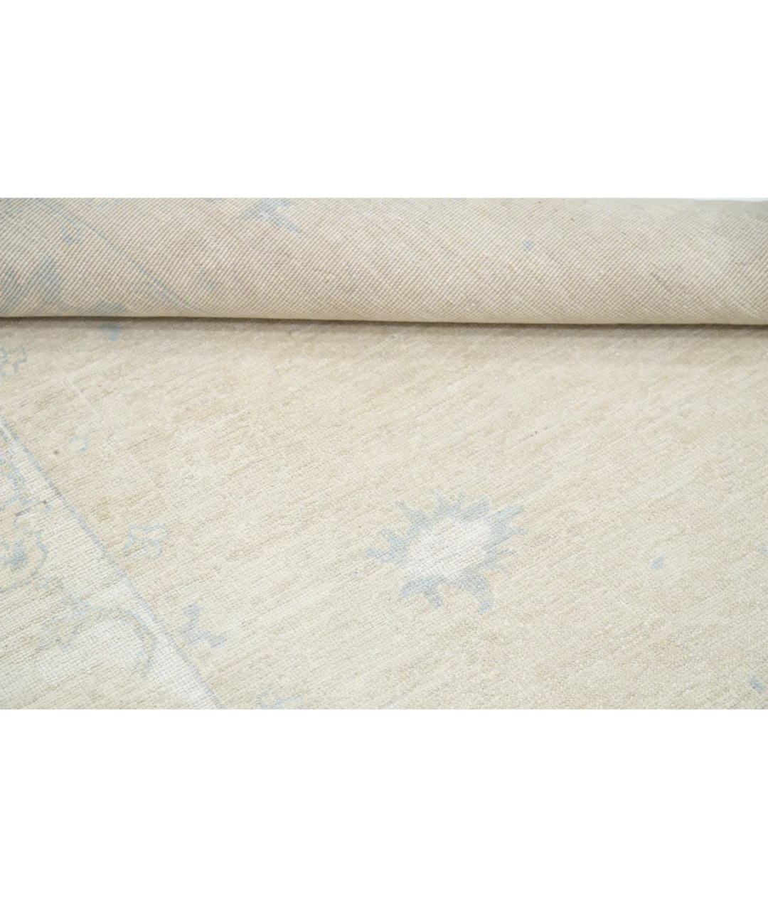 Brown Afghan Khotan Rug 7'7" x 9'8" Hand-Knotted | No. AT43986