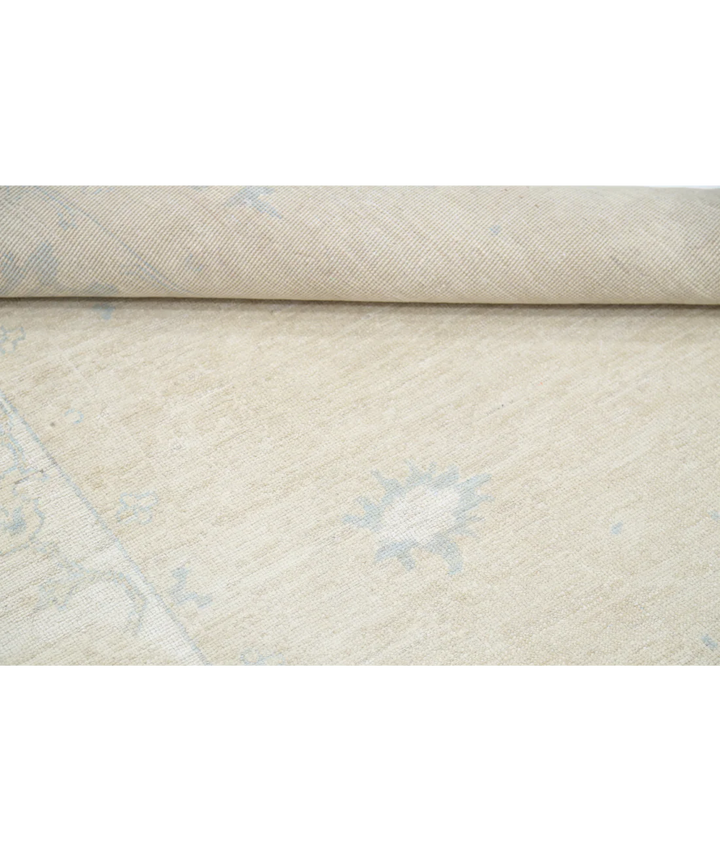 Brown Afghan Khotan Rug 7'7" x 9'8" Hand-Knotted | No. AT43986
