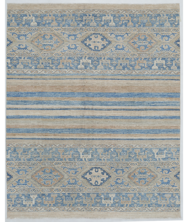 Hand Knotted Khurjeen Wool Rug 5'  1" x 6'  4" - No. AT71155