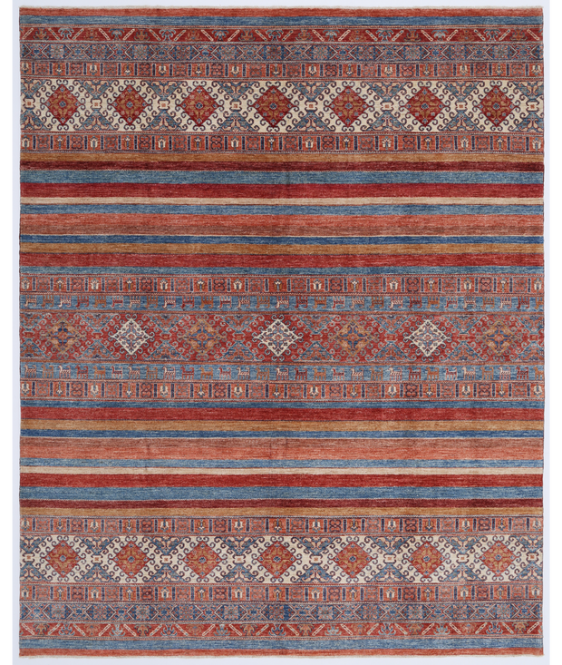 Hand Knotted Khurjeen Wool Rug 8'  11" x 11'  0" - No. AT36251