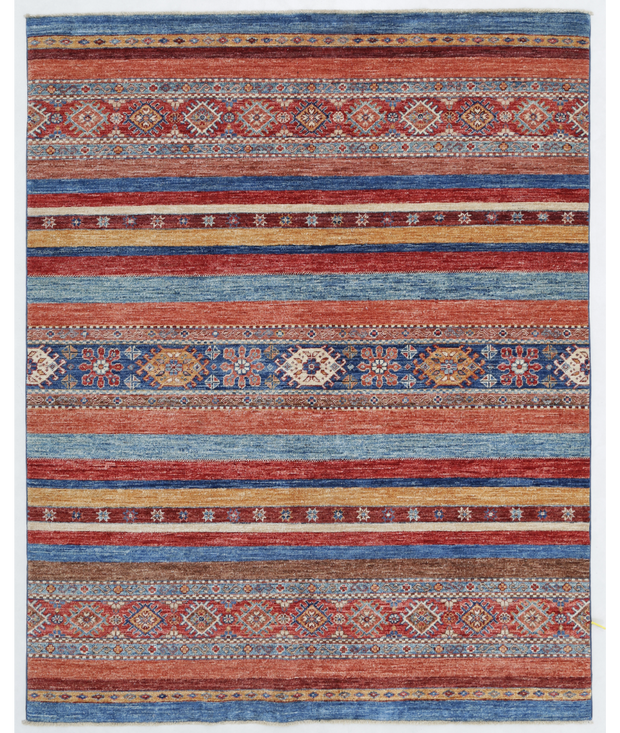 Hand Knotted Khurjeen Wool Rug 5'  0" x 6'  3" - No. AT24995