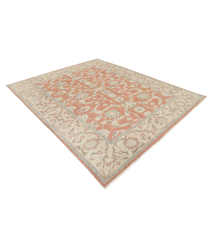 Afghan Oriental Rug 8' 0" x 9' 9" Hand-Knotted | No. AT69585