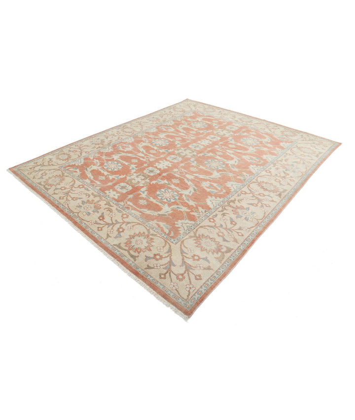 Afghan Oriental Rug 8' 0" x 9' 9" Hand-Knotted | No. AT69585