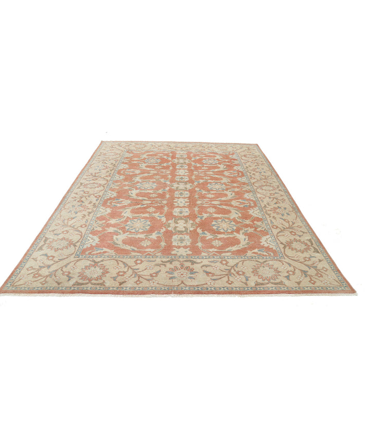 Afghan Oriental Rug 8' 0" x 9' 9" Hand-Knotted | No. AT69585
