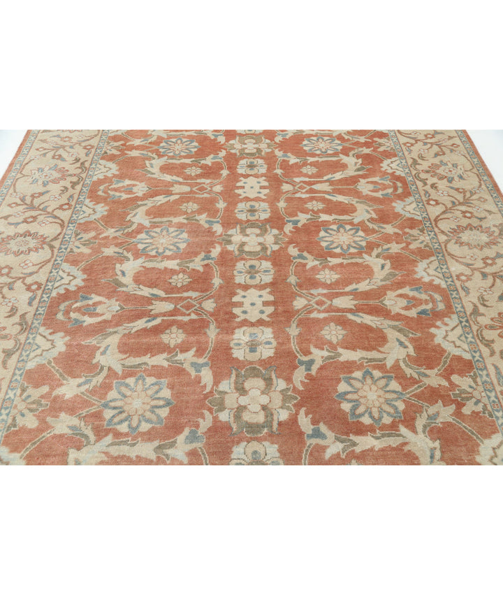 Afghan Oriental Rug 8' 0" x 9' 9" Hand-Knotted | No. AT69585