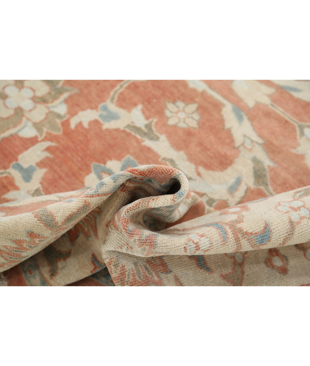 Afghan Oriental Rug 8' 0" x 9' 9" Hand-Knotted | No. AT69585