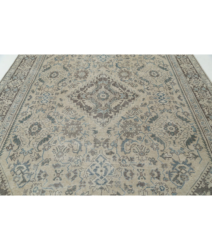 Afghan Mahal Rug 8'8" x 12'9" Hand-Knotted | No. AT86424