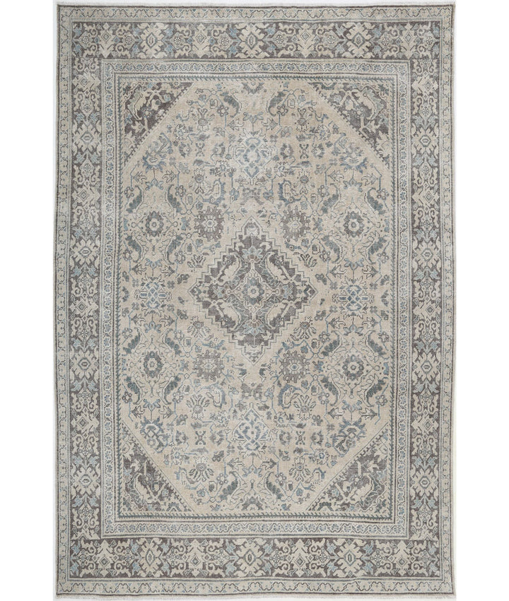 Afghan Mahal Rug 8'8" x 12'9" Hand-Knotted | No. AT86424