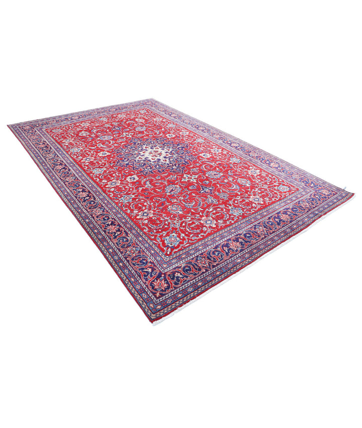 Afghan Mahal Rug 6' 10" x 10' 5" Hand-Knotted | No. AT64288