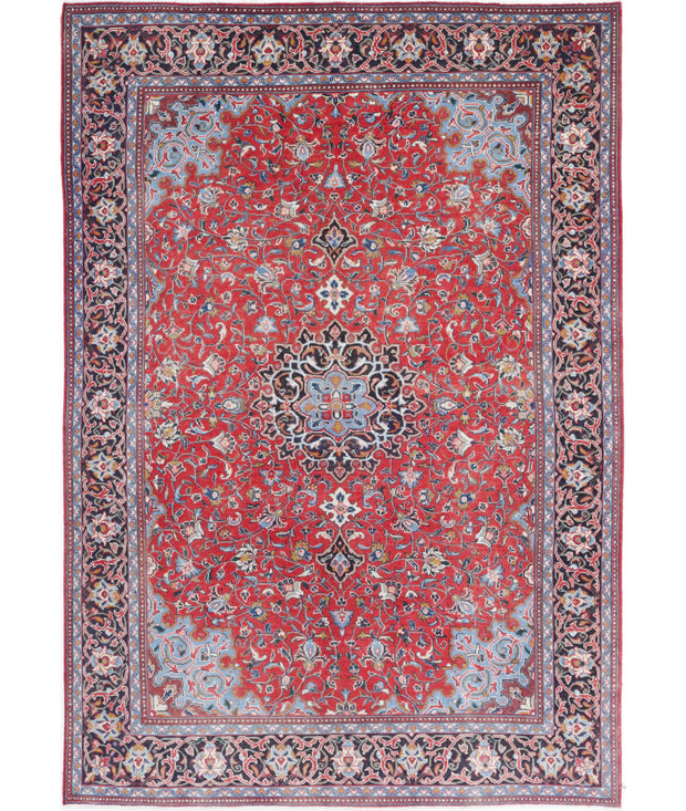 Hand Knotted Oriental Mahal Wool Rug 7' 1" x 10' 6" - No. AT34736