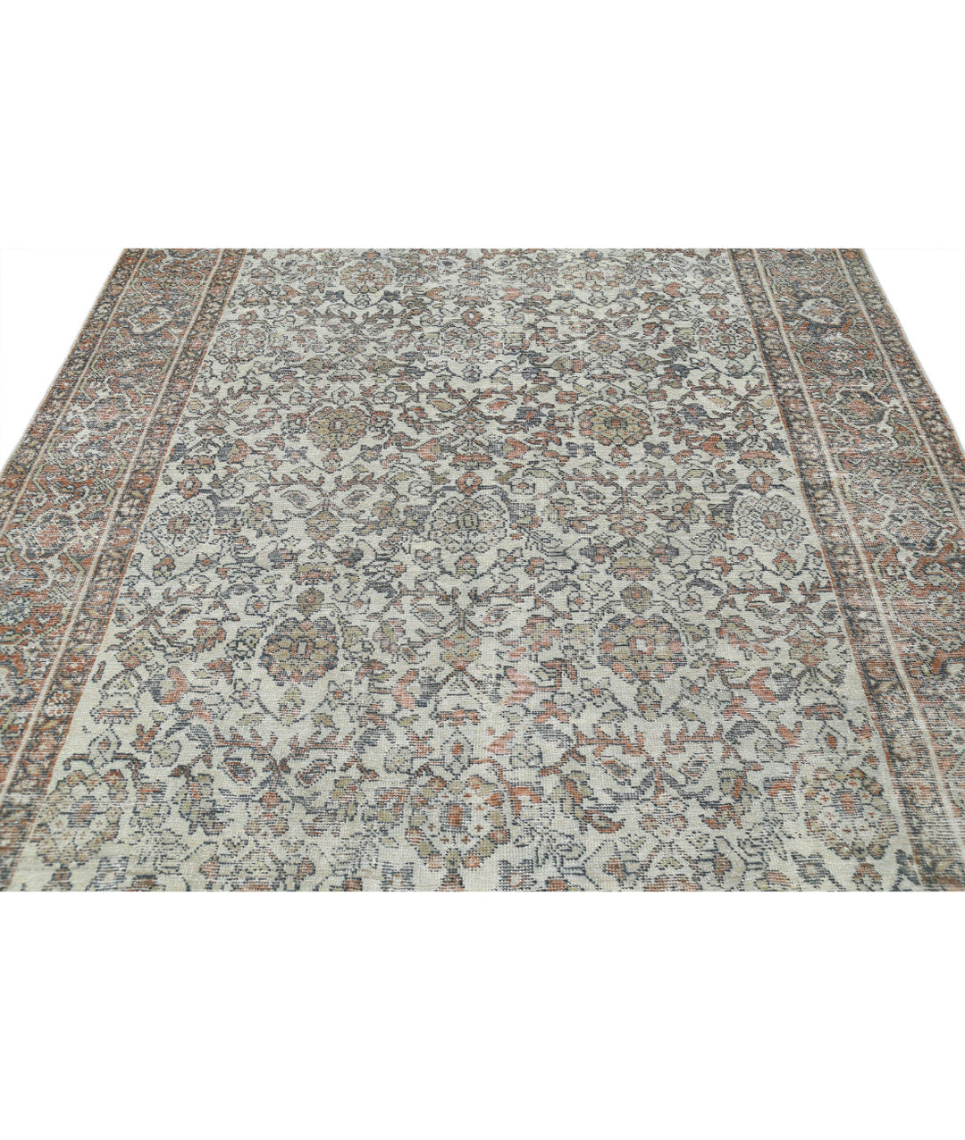 Afghan Mahal Rug 7' 0" x 10' 5" Hand-Knotted | No. AT43451