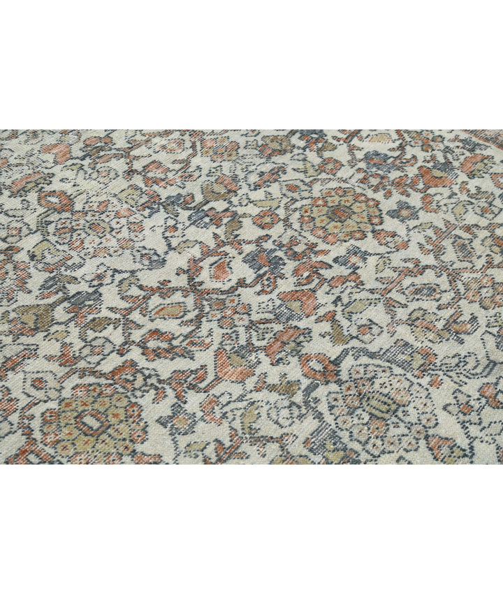 Afghan Mahal Rug 7' 0" x 10' 5" Hand-Knotted | No. AT43451