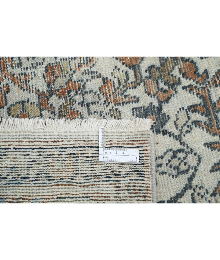 Afghan Mahal Rug 7' 0" x 10' 5" Hand-Knotted | No. AT43451
