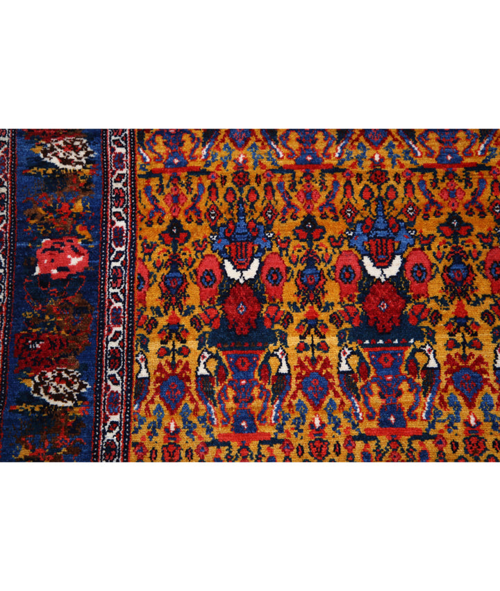 Hand Knotted Antique Oriental Malayer Wool Rug 5' 4" x 7' 10" - No. AT472362