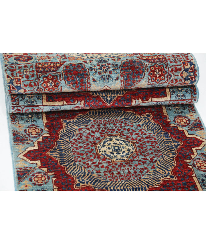 Hand Knotted Mamluk Wool Rug 2' 5" x 13' 6" - No. AT705199