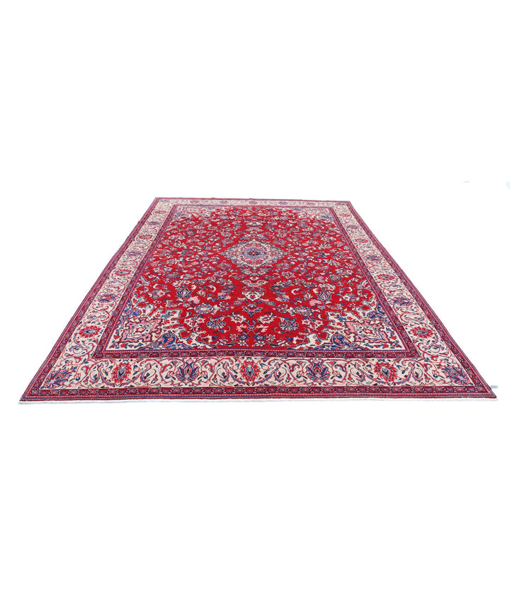 Afghan Mashad Rug 8' 6" x 12' 1" Hand-Knotted | No. AT11613
