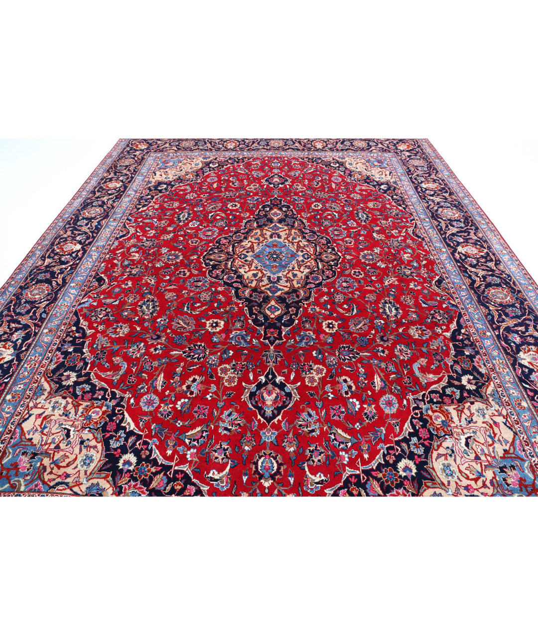 Afghan Oriental Rug 9' 8" x 12' 6" Hand-Knotted | No. AT21138