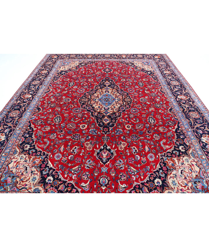 Afghan Oriental Rug 9' 8" x 12' 6" Hand-Knotted | No. AT21138