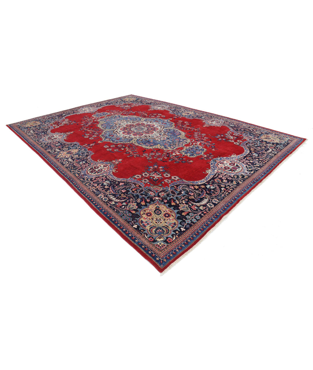 Afghan Oriental Rug 10' 7" x 13' 7" Hand-Knotted | No. AT15259