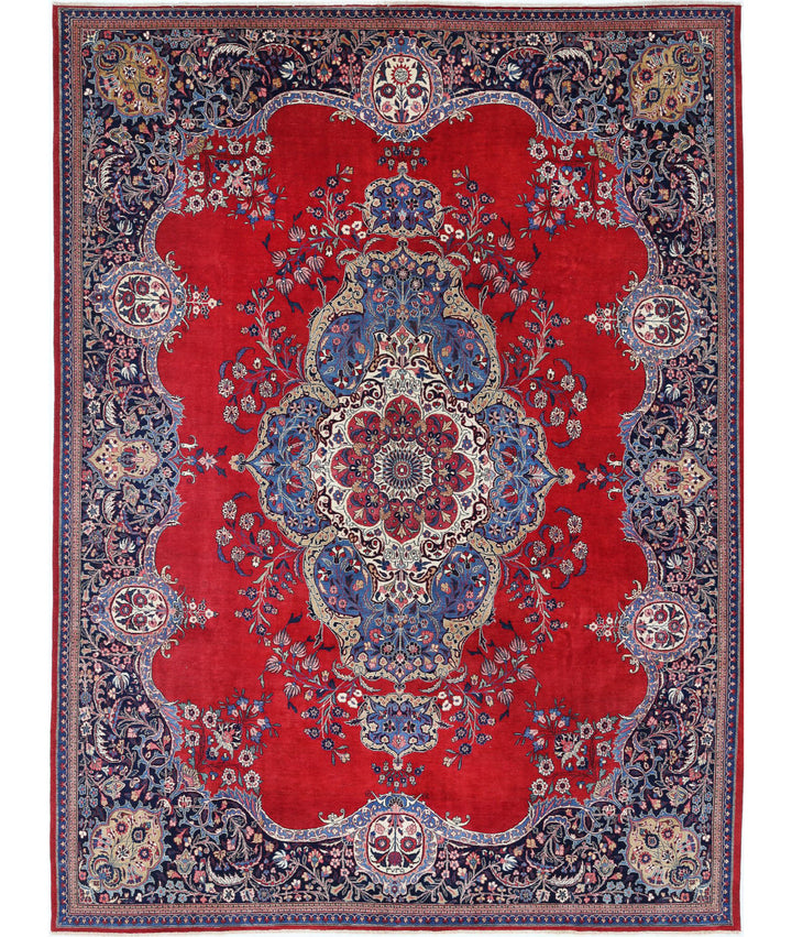 Afghan Oriental Rug 10' 7" x 13' 7" Hand-Knotted | No. AT15259