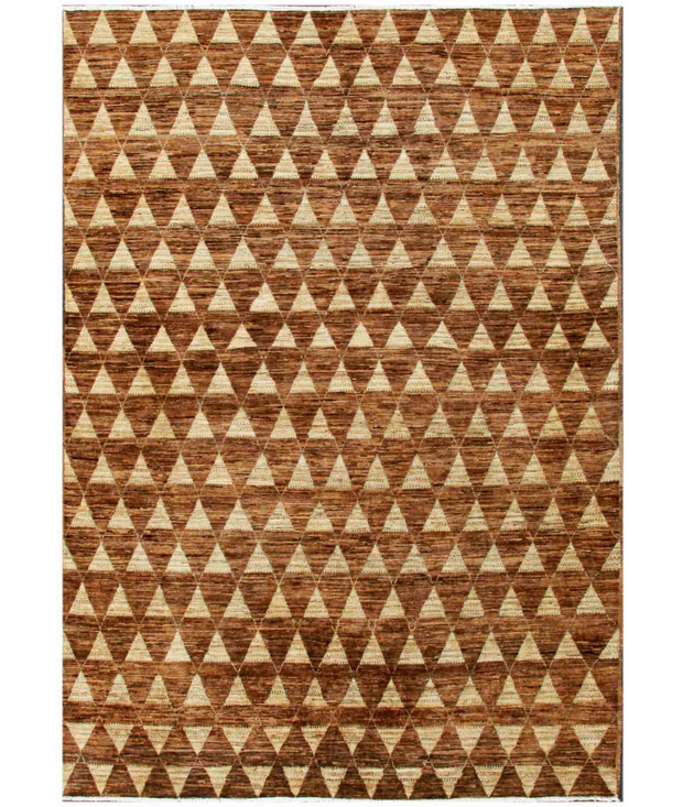 Hand Knotted Modcar Wool Rug 5'  6" x 7'  9" - No. AT26512