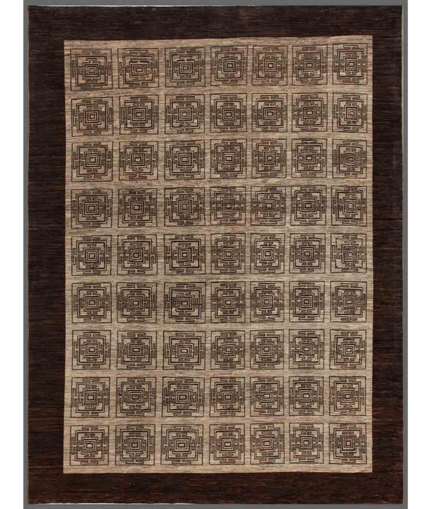 Hand Knotted Modcar Wool Rug 11'  0" x 14'  5" - No. AT65038