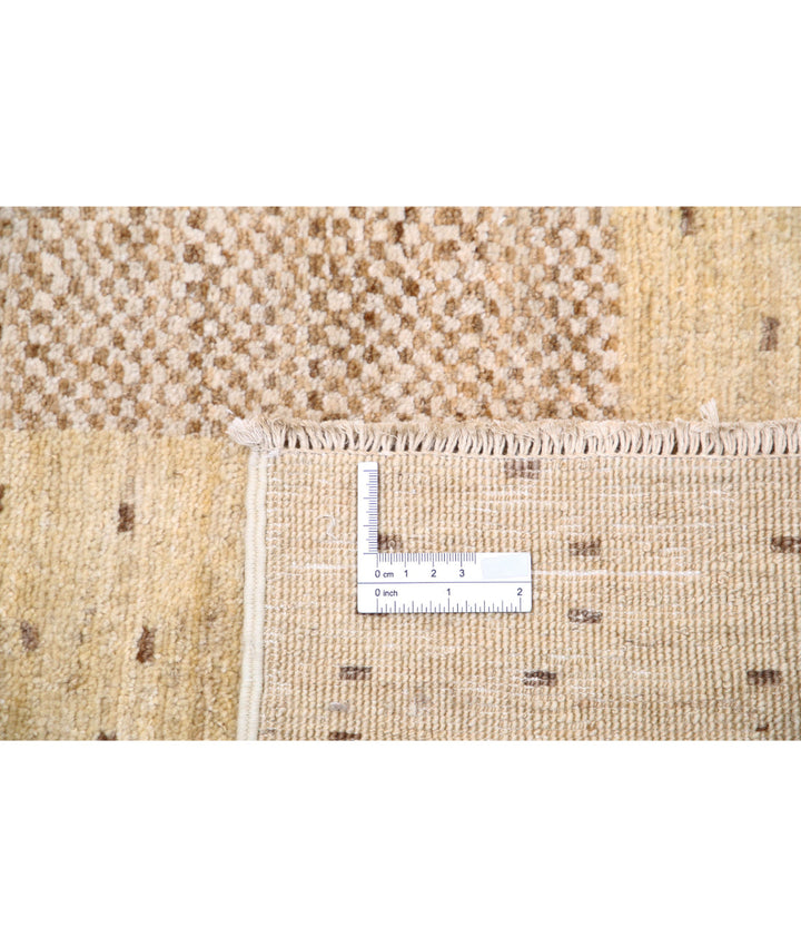 Afghan Gabbeh Rug 8' 8" x 11' 10" Hand-Knotted | No. AT34338
