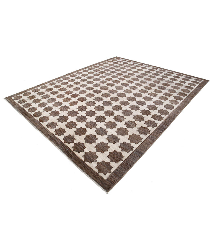 Hand Knotted Modcar Wool Rug 8' 7" x 10' 9" - No. AT61781