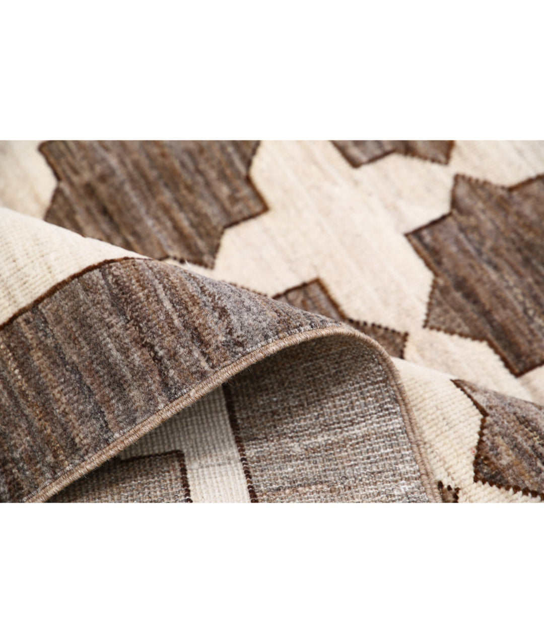 Hand Knotted Modcar Wool Rug 8' 7" x 10' 9" - No. AT61781