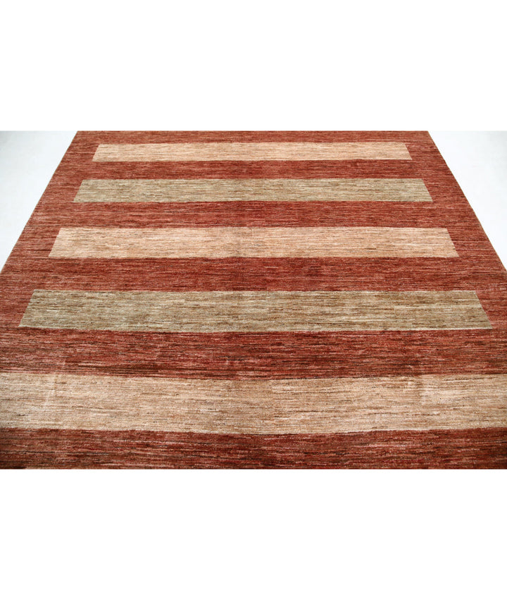 Afghan Modcar Rug 7' 11" x 9' 8" Hand-Knotted | No. AT20747